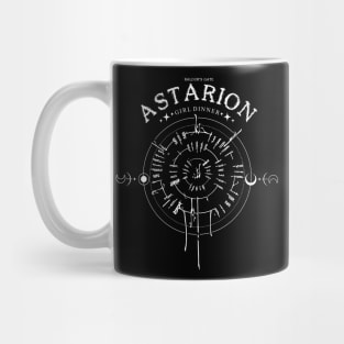 Astarion Girl Dinner Black and White Mug